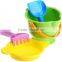 2016 hot Colorful Summer Outdoor sale plastic beach buckets and spades sand beach toys