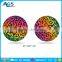 2017 New design rainbow color kid pvc toy ball