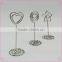 Business gift sweet heart shaped metal memo clips