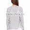 Woman gray color hign neck long sleeve fashion fringe blouse