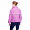 Custom Winter Women Quilted Jacket Made Of Recycled Polyester Fabric