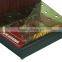 14 holes acrylic box with golden frame golf clubs display stand