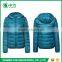Morden Fashion Apparel Winter Red Hooded Puffer Jacket for Women