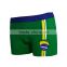 Brazil National Flag Print Mens Boxer Underwear
