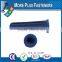 Made in Taiwan Universal Plastic Ribbed Long Conical Wall Plug Anchors
