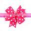 Baby Girl Dot Bows Headband Toddlers Hair Band Accessories