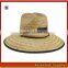 TZAT02/Custom Hot Style Australia Men's Brands Outdoor Straw Surf Hat Lifeguard Straw Hat for Wholesale