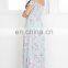  Fashion Women Maxi Dress in Sage Floral