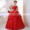 HS1622 Latest Cheap Plus Size Maternity Puffy Ruffle Ball Gown Bridal Wedding Dress