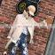 Fashion Handmade Sheepskin Double Faced Leather Jacket Ladies Winter Jacket