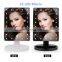 LED Touch Screen Makeup Mirror Professional Vanity Mirror With 16/22 LED Lights Health Beauty Adjustable Countertop 180 Rotating