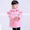 T-GC029 High Quality Wool Bomber Custom Lovely Girl Pink Tweed Jacket