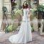 Wholesale Strapless Lace-Up Beaded Chiffon Wedding Dresses SQS035