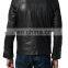 Soft smooth sheep skin leather jackets black clour