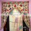 Indian Hand Vintage Embroidered Door Hanging Cotton Ganesha Toran Window Good luck Valance Topper Toran door hanging wholesale