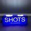 Custom Design LED Illuminated Acrylic Wine Bottle Glorifier Light Display Stand Base