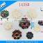 Colorful bowknot of Ladies pvc shoe flower