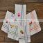 100% cotton garland embroidery kitchen tea dish towel