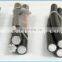 3 Phase Aluminum Conductor XLPE Power ABC Cable Size