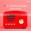 Multi color fm radio bluetooth speaker , mini portable speaker with fm radio