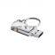 Logo Customized Metal USB Flash Drive 4Gb 8Gb 16Gb 32Gb USB 2.0 Mini Twister Metal Memory Stick