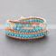 handmade multi strand cord bracelet colorful bungee cord bracelet for women