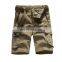 Men's Six Pockets Streetwear Cargo Short Pants with Belt