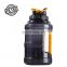 2500ML High Capacity Gym Bottle  Factory wholesale  Plastic fitness sport water protein shaker bottle with handle