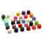 Customized Ball Colored String Toggle Two Hole Cord Plastic Stopper