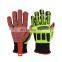 High quality anti-impact non-slip polka dot working machinery gloves