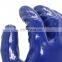 General purpose nylon knitting with nitrile coated waterproof washable hand gloves