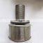 Wedge wire type media retention filter nozzle
