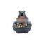 2020 mini designer creative black glazed animal bear eco friendly desktop ceramic porcelain balcony planter plant pot