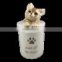 white custom luxury elegant kraft coffee beans airtight biscuits ceramic stoneware food tea canisters jar gift