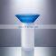 Customized Luxury Unique Design Matte Double Glass Clear Vase Home Decoration