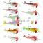 9cm 12.5g Soft Shrimp Fishing Lures Luminous Prawn Bait Built-in Lead Hook High Carbon Steel & Lead Material