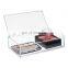 Custom Small Makeup Organizer Box Acrylic Storage Box With Lid