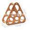 Bamboo Stackable Wine Storage Holds 6 Bottles  Lightweight and Portable Wine Bottle Holder
