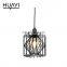 HUAYI New Design Black Color Modern Decoration E27 60w Indoor Living Room Bedroom Hotel LED Pendant Light