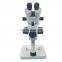 7X-45X Optics Binocular Industry Zoom Stereo Microscope Magnifier with LED Ring Lamp KLN0745-B1