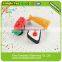 Wholesale Kids' Gift 3D Shaped Japanese Sushi Novelty Food Eraser                        
                                                Quality Choice