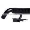 Offroad Black Steel running board for Land Rover Defender 110 4x4 Car accessories side step bar for 4 doors