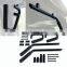 4PCS Front and Rear Grab Handles Bars Solid Steel For Jeep Wrangler JK YJ