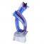 Factory Selling High Quality Anniversary Awards Star Liuli Glazed Trophy for Annual Awards