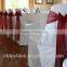 White cheap banquet polyester chair cover