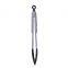Premium quality anti slip stainless steel handle black locking kitchen tongs silicone food tong
