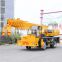Telescopic boom 7 sections 30 meter length pickup truck crane with cable winch