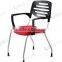 plastic shell metel leg office conference chair G0906C-L