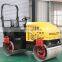 tyre and steel drum 2ton asphalt road roller for sale