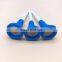 50 pieces acceptable ready to ship random color 83 mm double layers soft head plastic golf tee